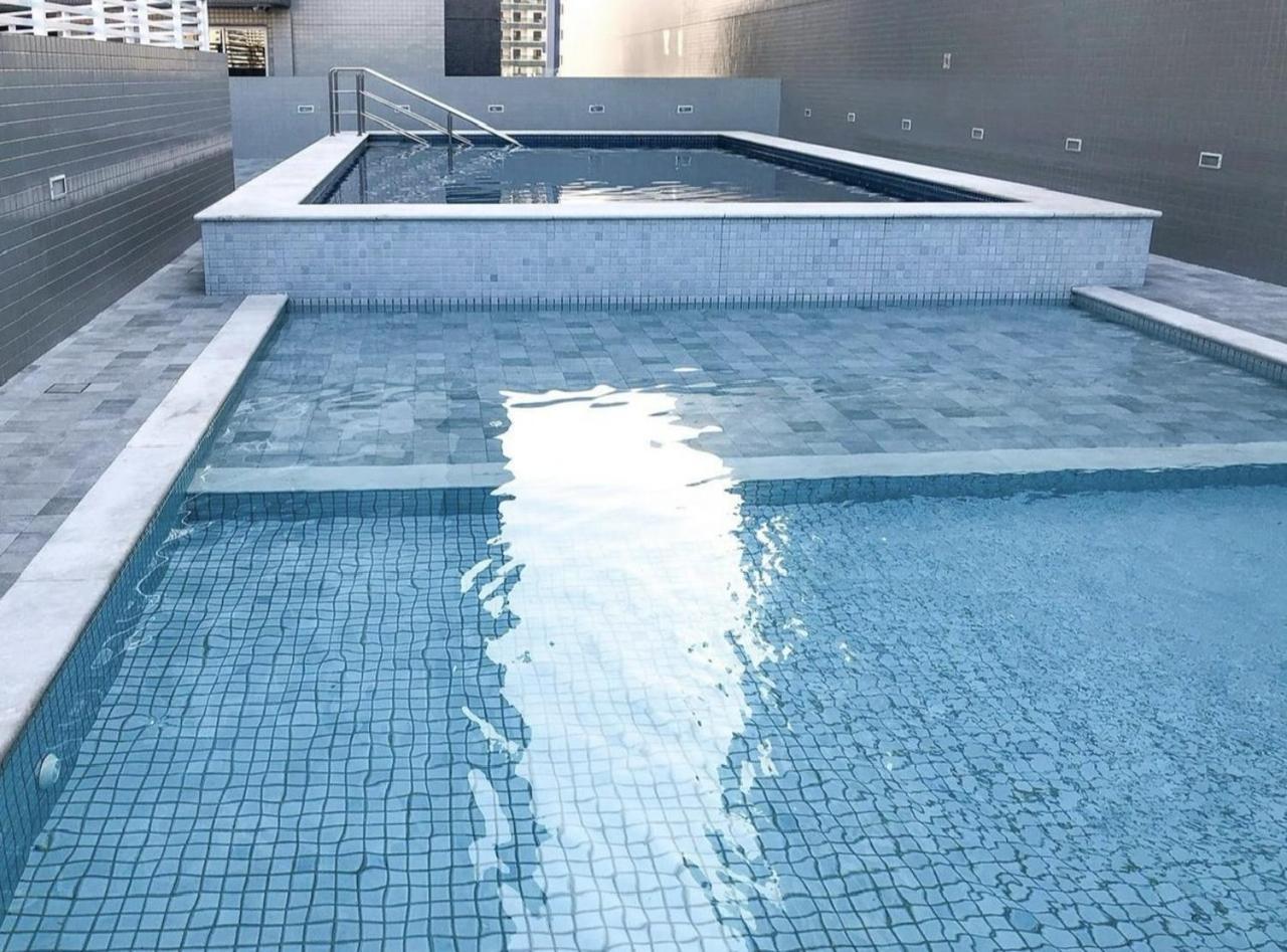 Apto Otima Localizacao A 100M Da Praia, Piscina, Ar Condicionado, Garagem E Portaria 24H Praia Grande  Extérieur photo